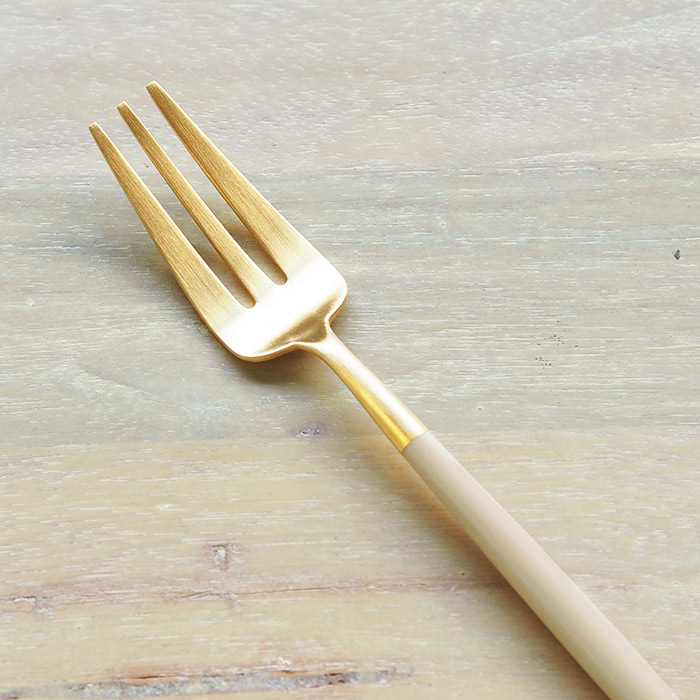 【正規品】クチポール　ゴア・アイボリー　ゴールド　ペストリーフォーク　/　Cutipol　GOA-Ivory