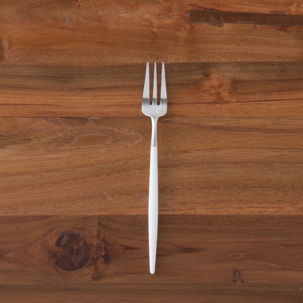 【正規品】クチポール　ゴア・ホワイト　シルバー　ペストリーフォーク　/　Cutipol　GOA-White