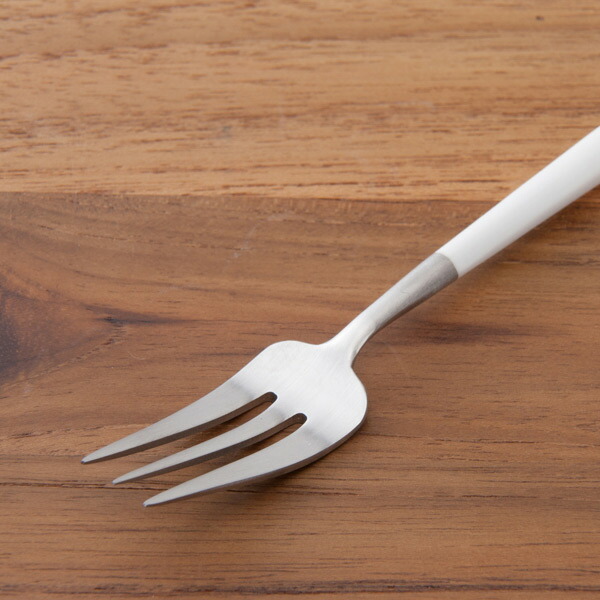 【正規品】クチポール　ゴア・ホワイト　シルバー　ペストリーフォーク　/　Cutipol　GOA-White