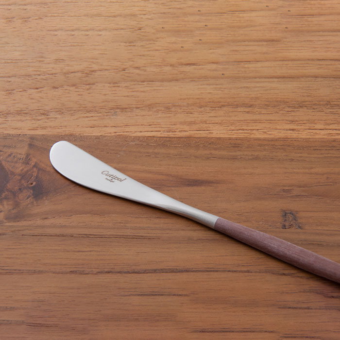 【正規品】クチポール　ゴア・ブラウン　シルバー　バターナイフ　/　Cutipol　GOA-Brown