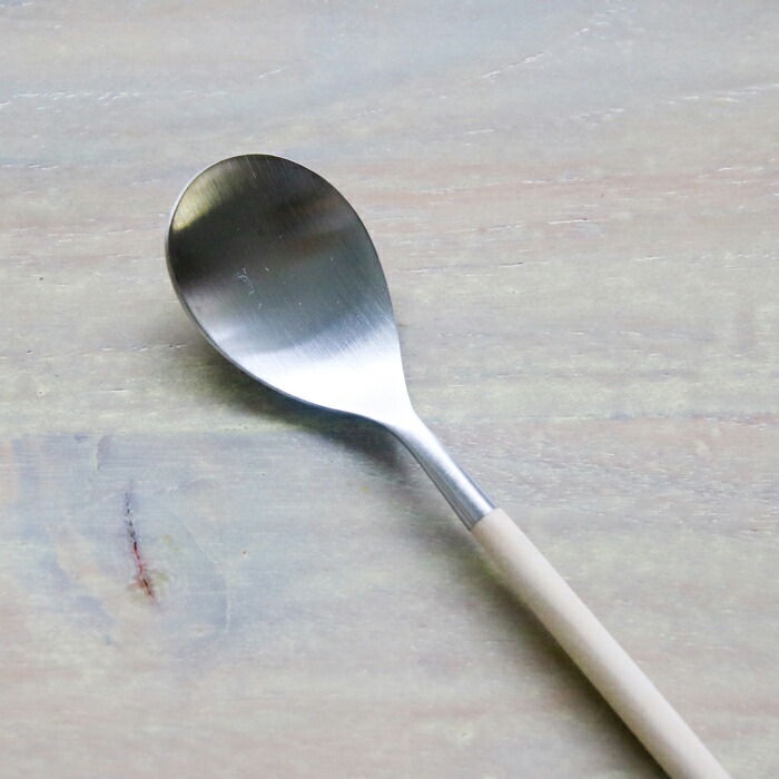【正規品】クチポール　ミオ・アイボリー　シルバー　ティースプーン　/　Cutipol　MIO-Ivory