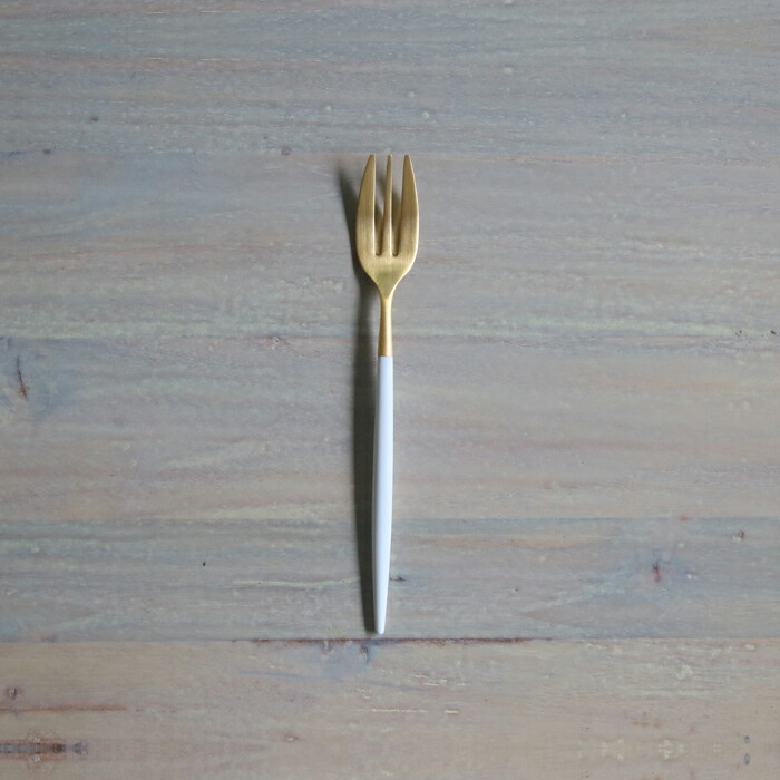 【正規品】クチポール　ミオ・ホワイト　ゴールド　ペストリーフォーク　/　Cutipol　MIO-White　※