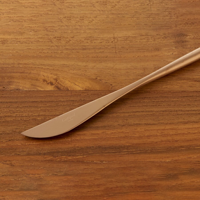 【正規品】クチポール　ムーン　アンバーゴールド　ディナーナイフ　/　Cutipol　MOON　□