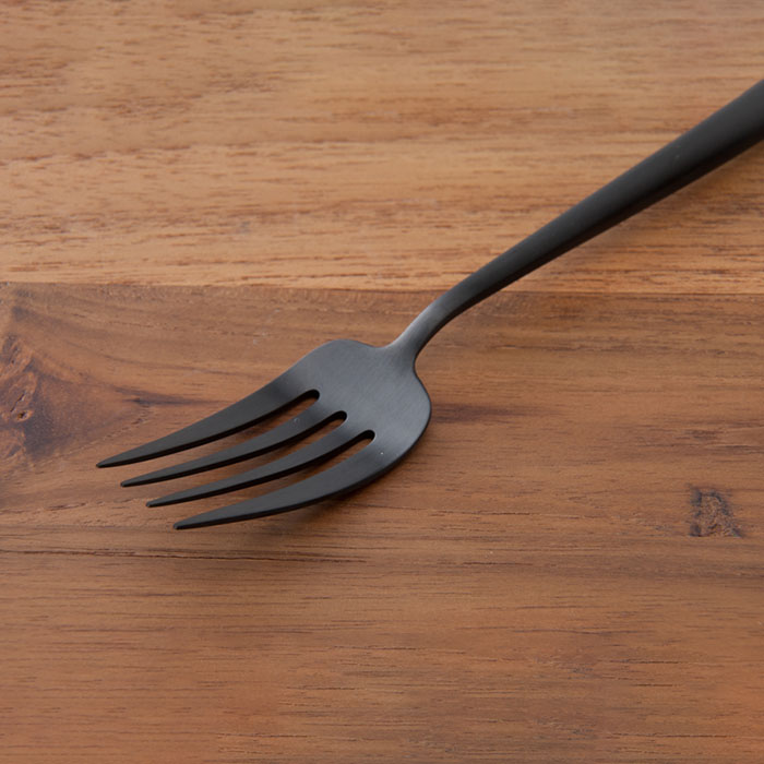【正規品】クチポール　ムーン　ブラック　ディナーフォーク　/　Cutipol　MOON