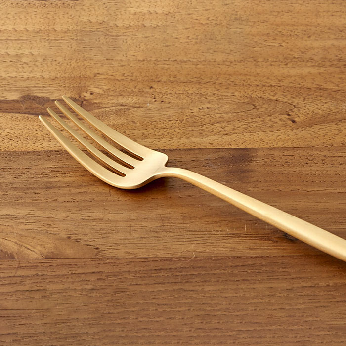 【正規品】クチポール　ムーン　ゴールド　ディナーフォーク　/　Cutipol　MOON