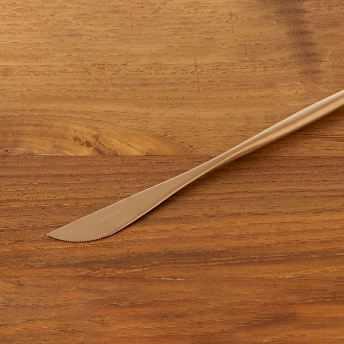 【正規品】クチポール　ムーン　アンバーゴールド　デザートナイフ　/　Cutipol　MOON　□