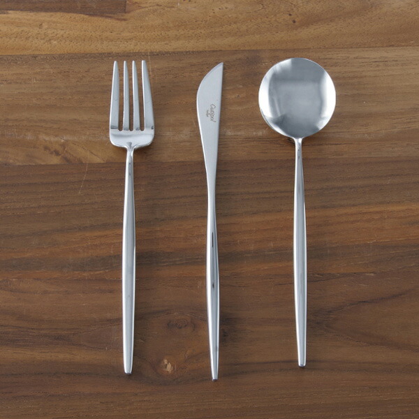 【正規品】■クチポール　ムーン　ミラー　デザートセット　3PCS　（箱なし）　/　Cutipol　MOON