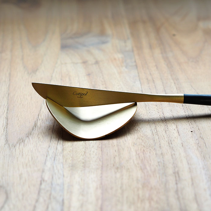 【正規品】クチポール　カトラリーレスト　ゴールド　/　Cutipol