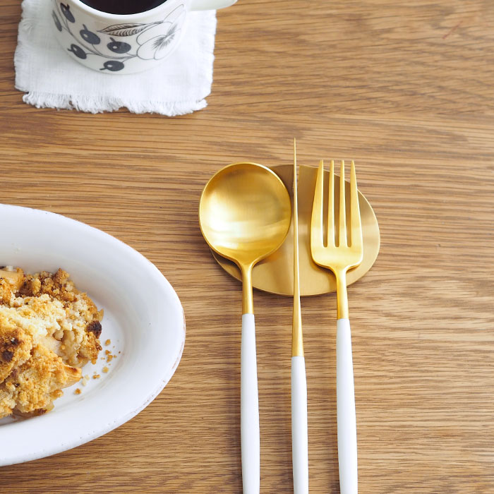 【正規品】クチポール　カトラリーレスト　ゴールド　/　Cutipol