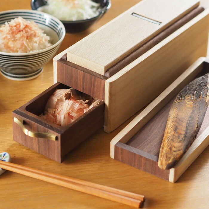 台屋　鰹節削り器　キリノ　ウォルナット