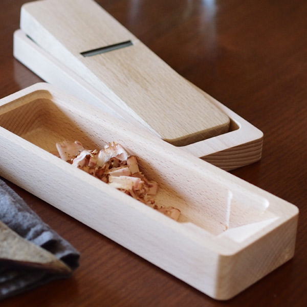 台屋　鰹節削り器　別注青紙×ブナ