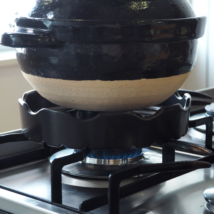 焼き台　ガスコンロ用　黒