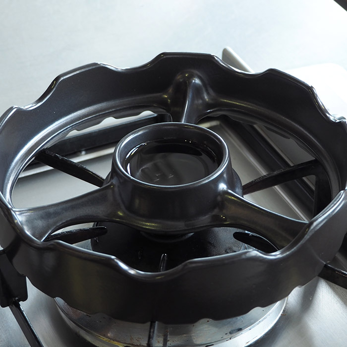 焼き台　ガスコンロ用　黒