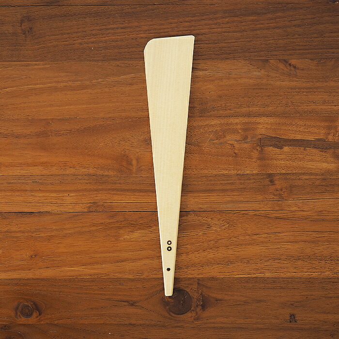 【プロキッチンオリジナル】いちょうの三角木べら　中　/　PROKITCHEN