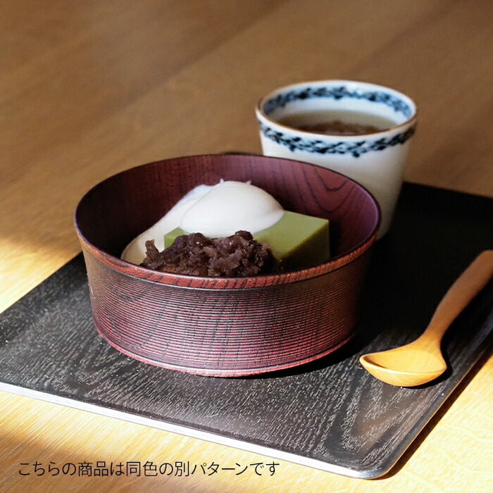 我戸幹男商店　欅　加飾取椀　ビリ筋　Red