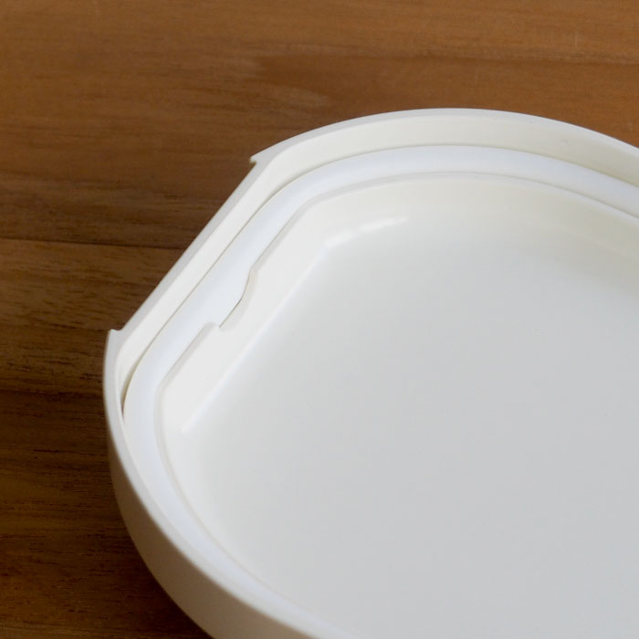 ジェルクール　plus　ドーム　S　300ml　クリアランチボックス　ミルクホワイト　/　GEL-COOL