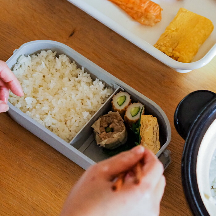 ジェルクール　ドーム　L　900ml　ランチボックス　オイスターグレー　/　GEL-COOL