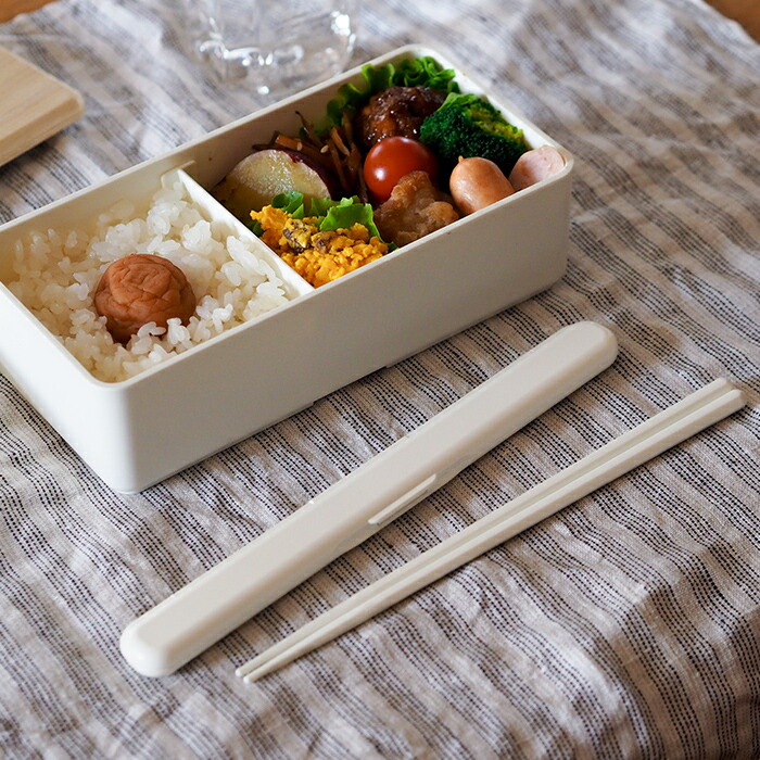 ジェルクール　STICK　箸セット　19cm　ミルクホワイト　/　GEL-COOL