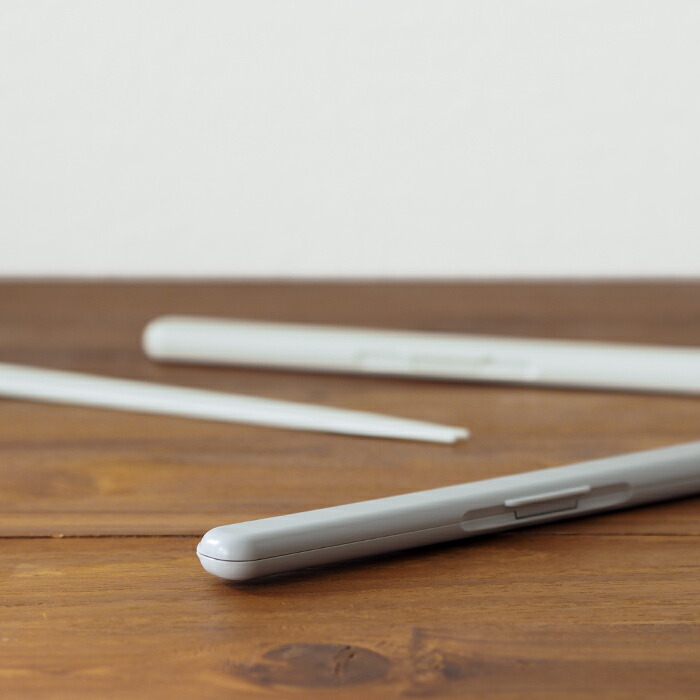 ジェルクール　STICK　箸セット　19cm　オイスターグレー　/　GEL-COOL