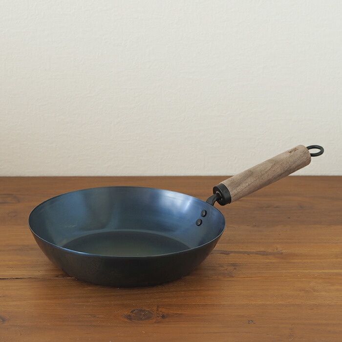 ■元気じゃない日の、フライパン　26cm　板厚1.6mm　IH対応　ウォルナット