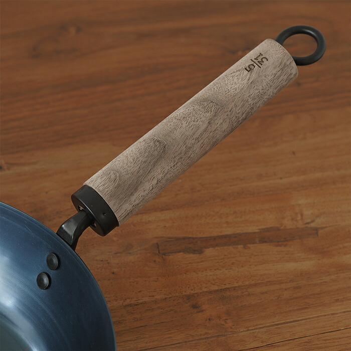 ■元気じゃない日の、フライパン　26cm　板厚1.6mm　IH対応　ウォルナット