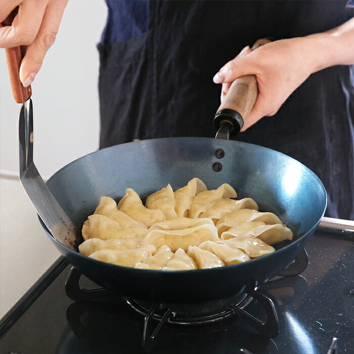 ■元気じゃない日の、フライパン　26cm　板厚1.6mm　IH対応　ウォルナット