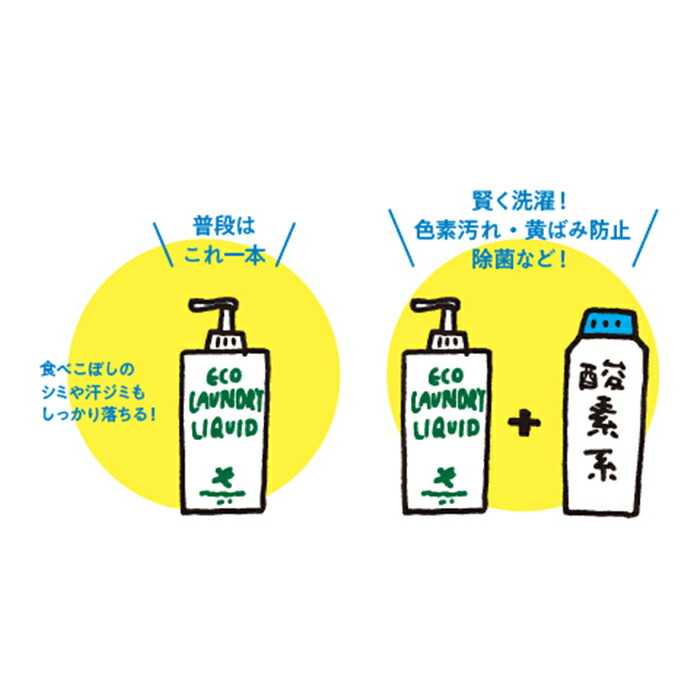 グリーンモーション　エコランドリーリキッド　ポンプ付　500ml　/　GREEN　MOTION