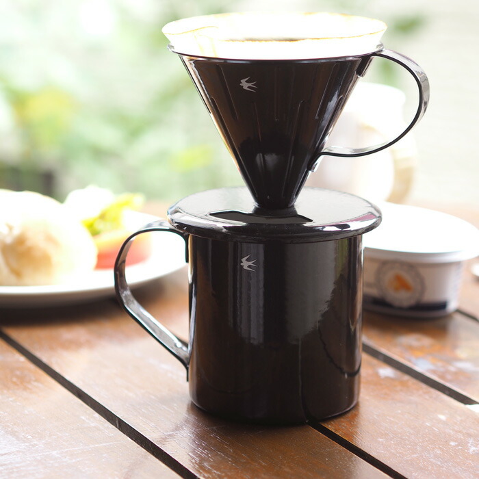 ツバメ　ホーローマグ　L　ブラック　/　GLOCAL STANDARD PRODUCTS