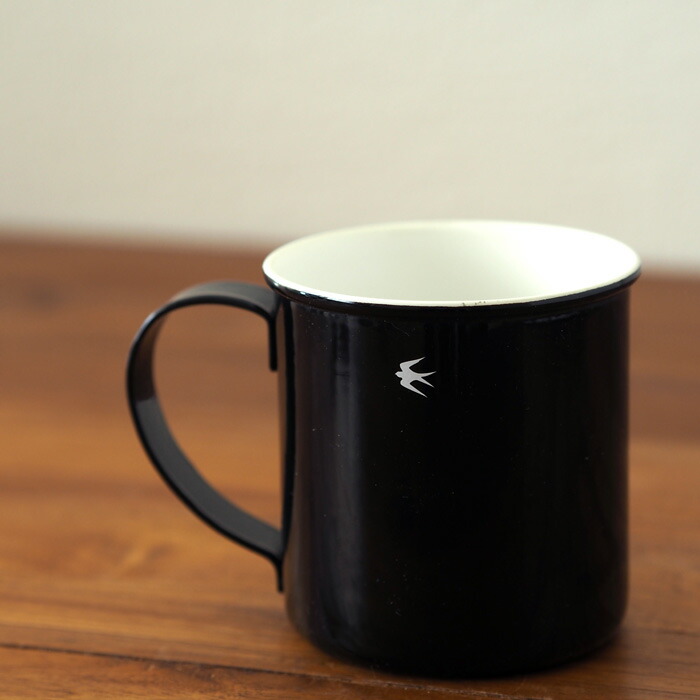 ツバメ　ホーローマグ　M　ブラック　/　GLOCAL STANDARD PRODUCTS