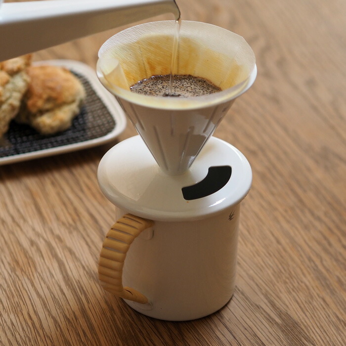 ツバメ　ラタン　ドリッパー（1～2杯用）　Dripper 2.0　ホワイト　/　GLOCAL STANDARD PRODUCTS