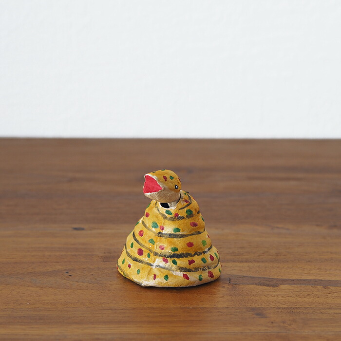 高橋はしめ工房　首振り仙台張子　干支シリーズ　巳（へび）