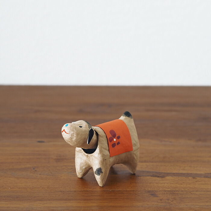 高橋はしめ工房　首振り仙台張子　干支シリーズ　戌（いぬ）