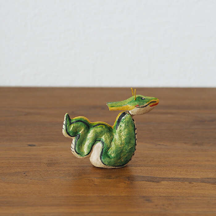 高橋はしめ工房　首振り仙台張子　干支シリーズ　辰（たつ）