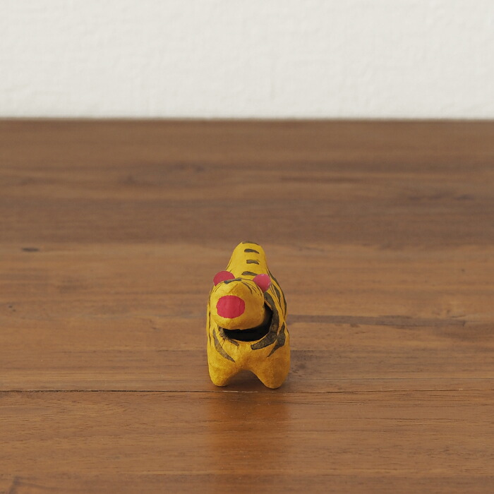 高橋はしめ工房　首振り仙台張子　干支シリーズ　寅（とら）