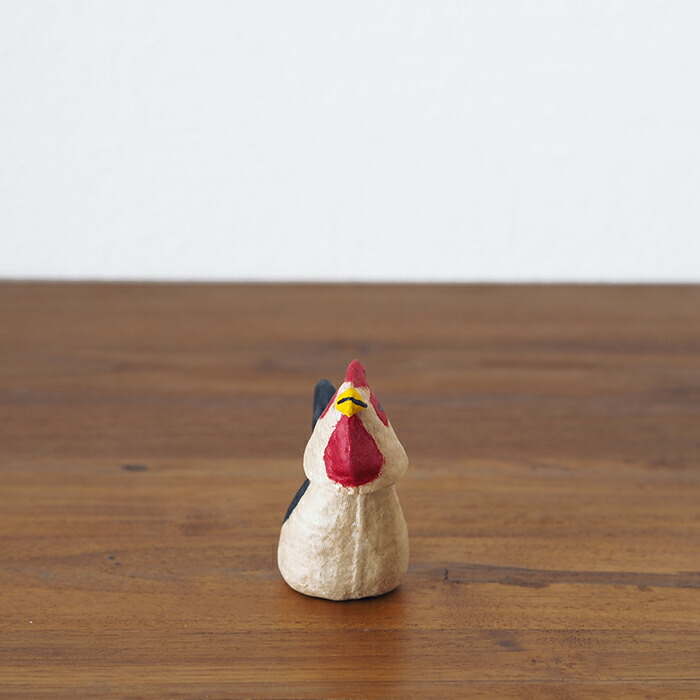 高橋はしめ工房　首振り仙台張子　干支シリーズ　酉（とり）