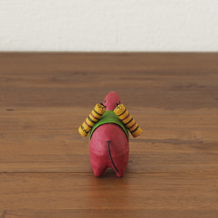 高橋はしめ工房　首振り仙台張子　干支シリーズ　丑（うし）