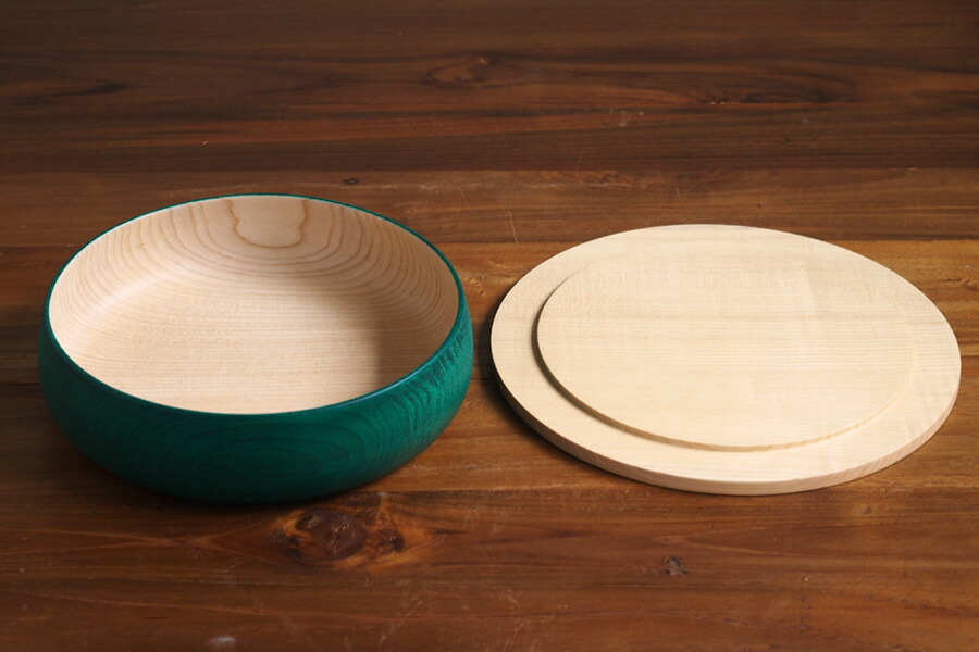 畑漆器店 カラー トリコ L グリーン / col. TRICO L 　