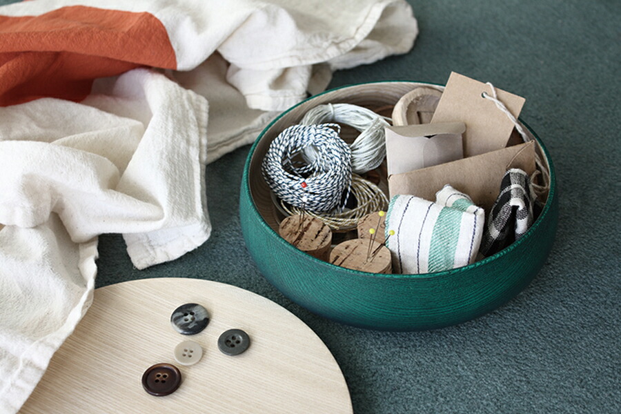 畑漆器店 カラー トリコ L グリーン / col. TRICO L 　