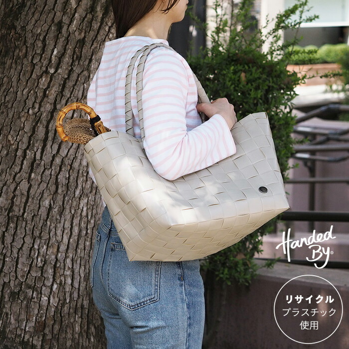 ハンデッドバイ　トートバッグ　PARIS　ペールグレー　/　Handed By