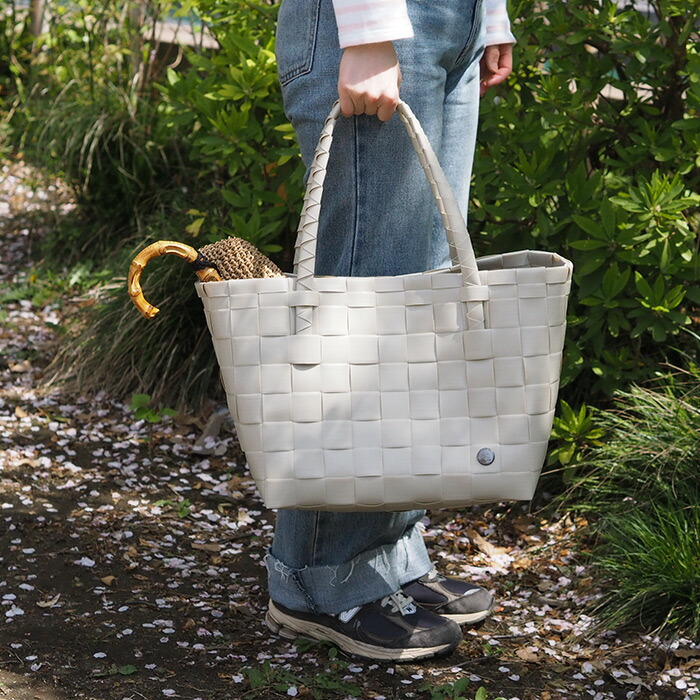 ハンデッドバイ　トートバッグ　PARIS　ペールグレー　/　Handed By