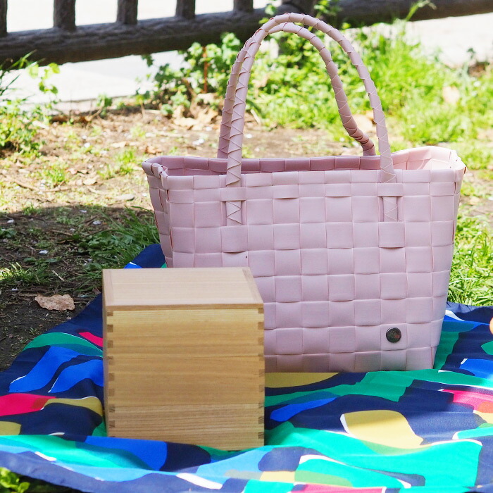 ハンデッドバイ　トートバッグ　PARIS　ペールピンク　/　Handed By