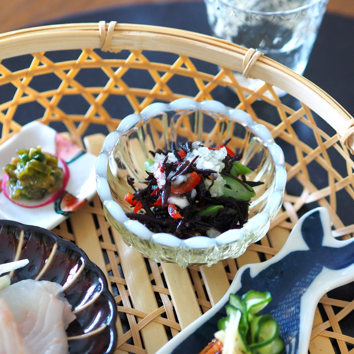 廣田硝子　雪の花　のぞき　古代色