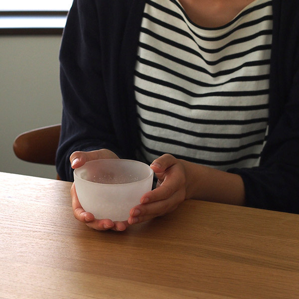 廣田硝子　吹雪　小付鉢