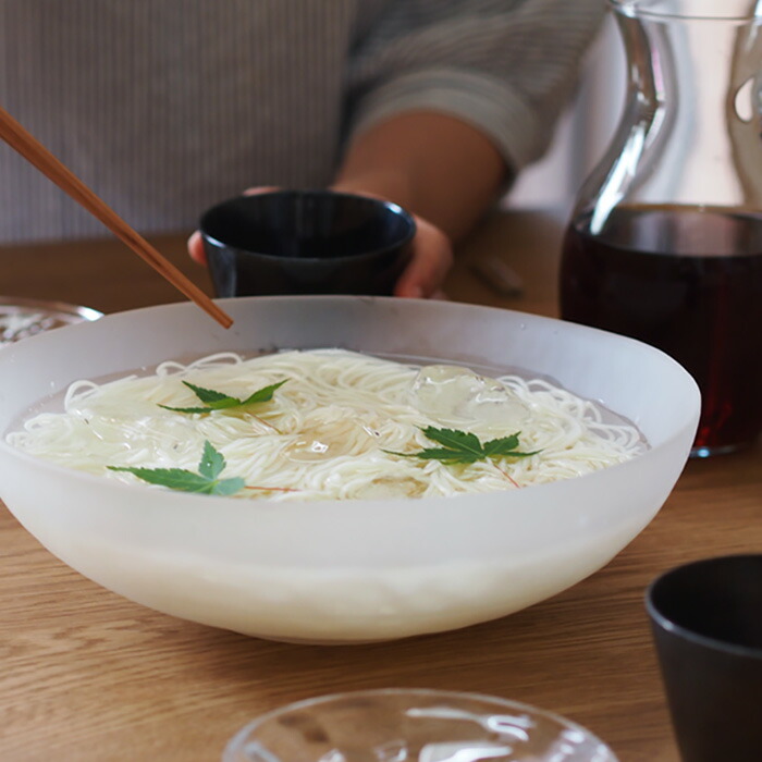 廣田硝子　吹雪　大鉢