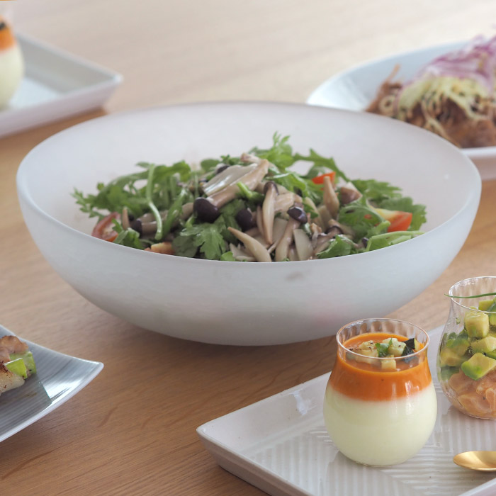 廣田硝子　吹雪　大鉢