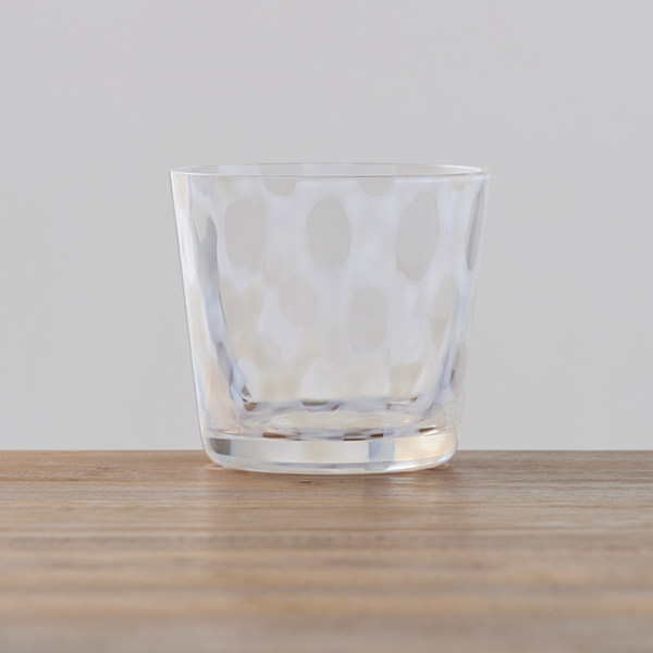 廣田硝子　大正浪漫　そば猪口　水玉