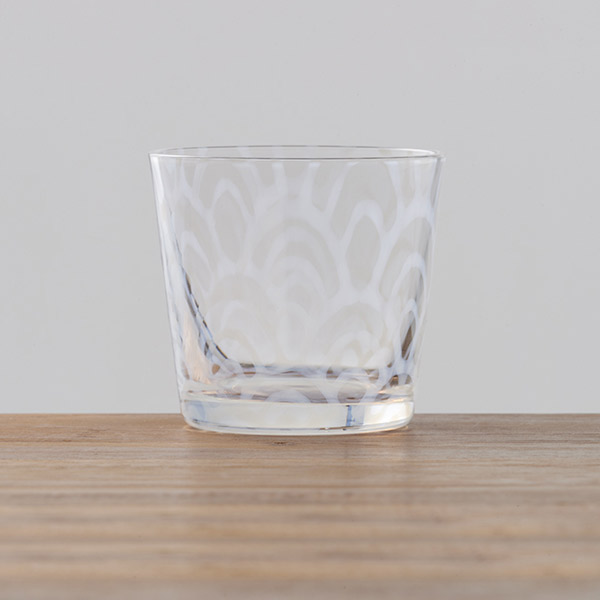 廣田硝子　大正浪漫　そば猪口　波