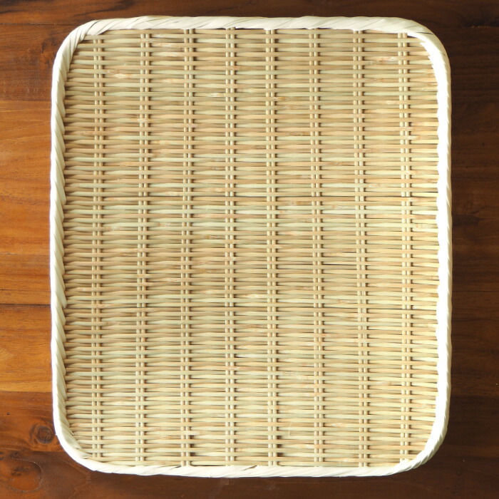 【取扱終了0718】角盆ざる 39cm