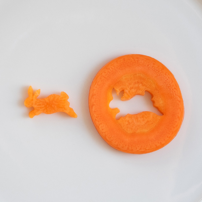 抜き型　うさぎ　横　（新）小