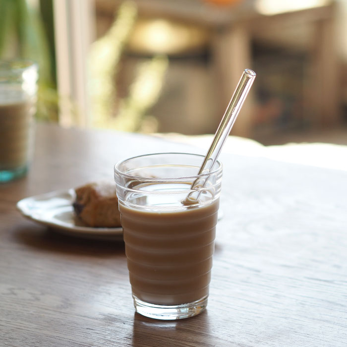 ハルム　ガラスストロー　ストレート　6本セット　/　HALM